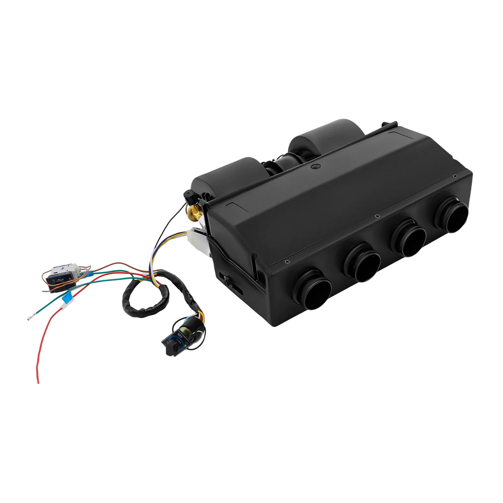 

A/C Air Conditioning Evaporator 12V 8A Heating and Cooling Evaporator 3 Speeds Evaporator Unit for Car Truck 40*33cm