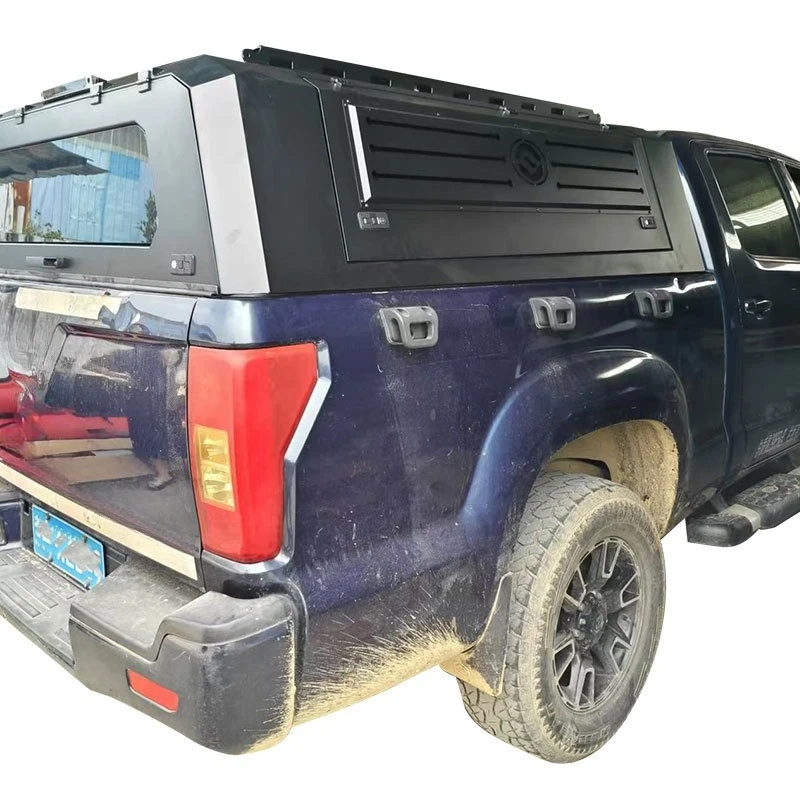 

Truck Bed Cover For Huanghai N2 Three Door High Canopy Rainproof Steel Cargo Box Cap Accessory
