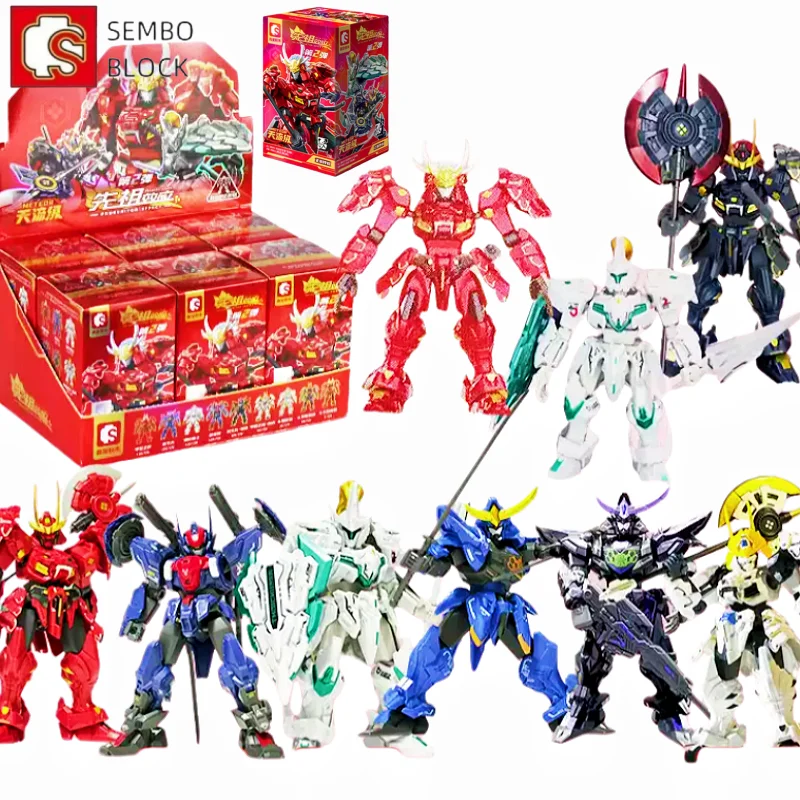 

SEMBO BLOCK Hero Building Blocks Ancestor Effect Second Edition Сборная игрушка Takeda Shingen Украшение Модель Коллекция Подарки