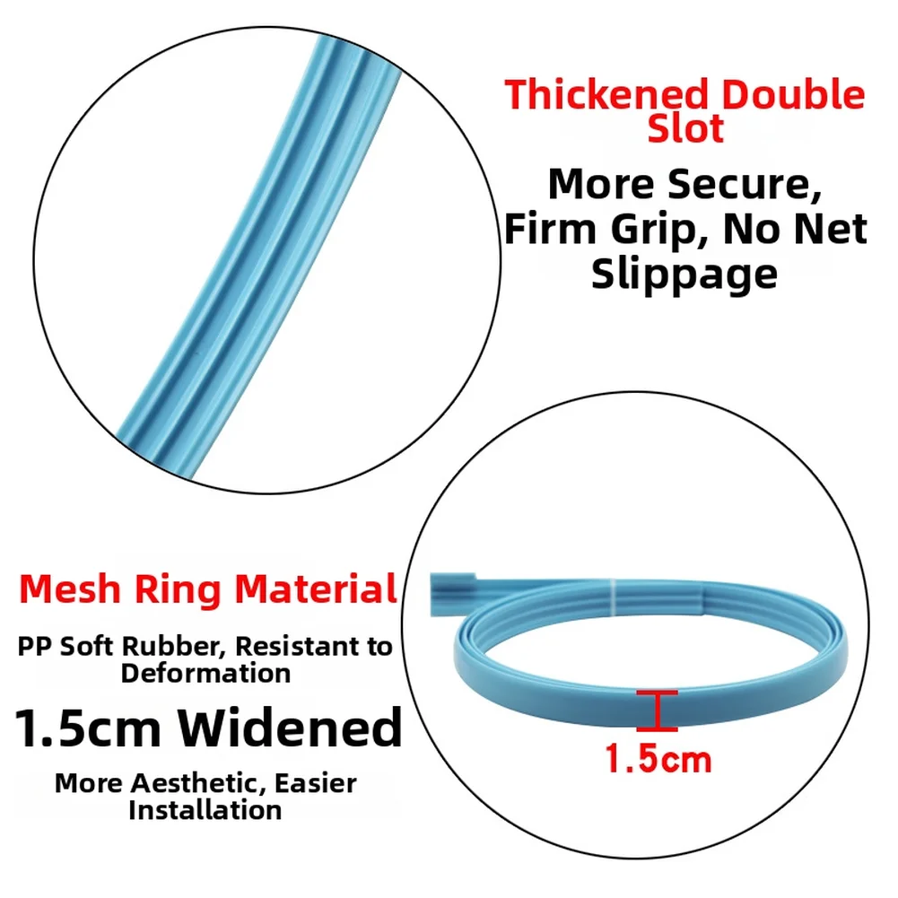 Replacement Retaining Ring for Fan Covers - 160 cm Tennis Circle Elastic Ring Compatible with Multiple Fan Types