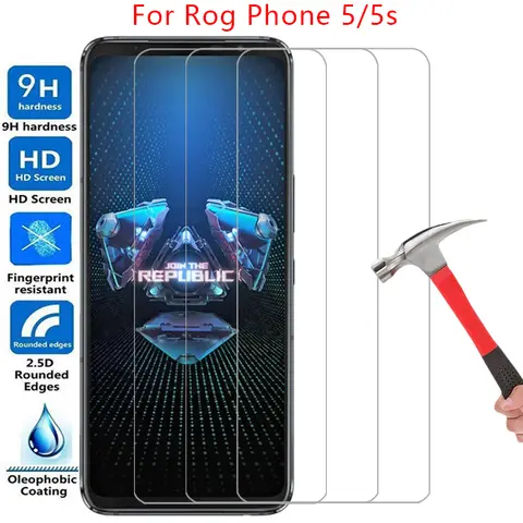case for asus rog phone 5s 5 pro ultimate tempered glass on rogphone phone5 rogphone5 5pro s s5 back cover 360 protective 5case