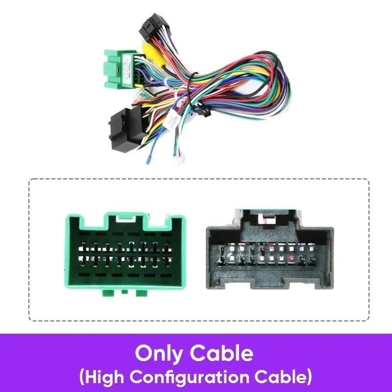 For Chevrolet S10 2017 Car 16pin Wiring Harness Adapter Canbus Box Decoder Adapter Power Cable GM-XB-11 GM-RZ-09