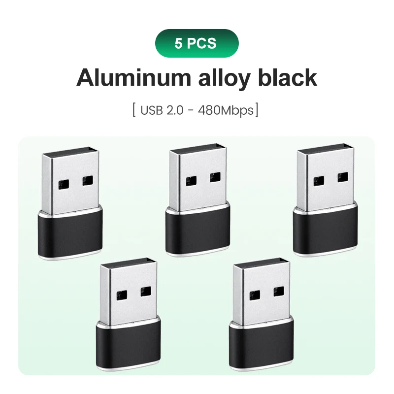 USB naar USB C-adapter voor iPhone 17 USB C Female naar USB Male Autolader Adapter Type C Converter voor Apple 16 voor Samsung Galaxy