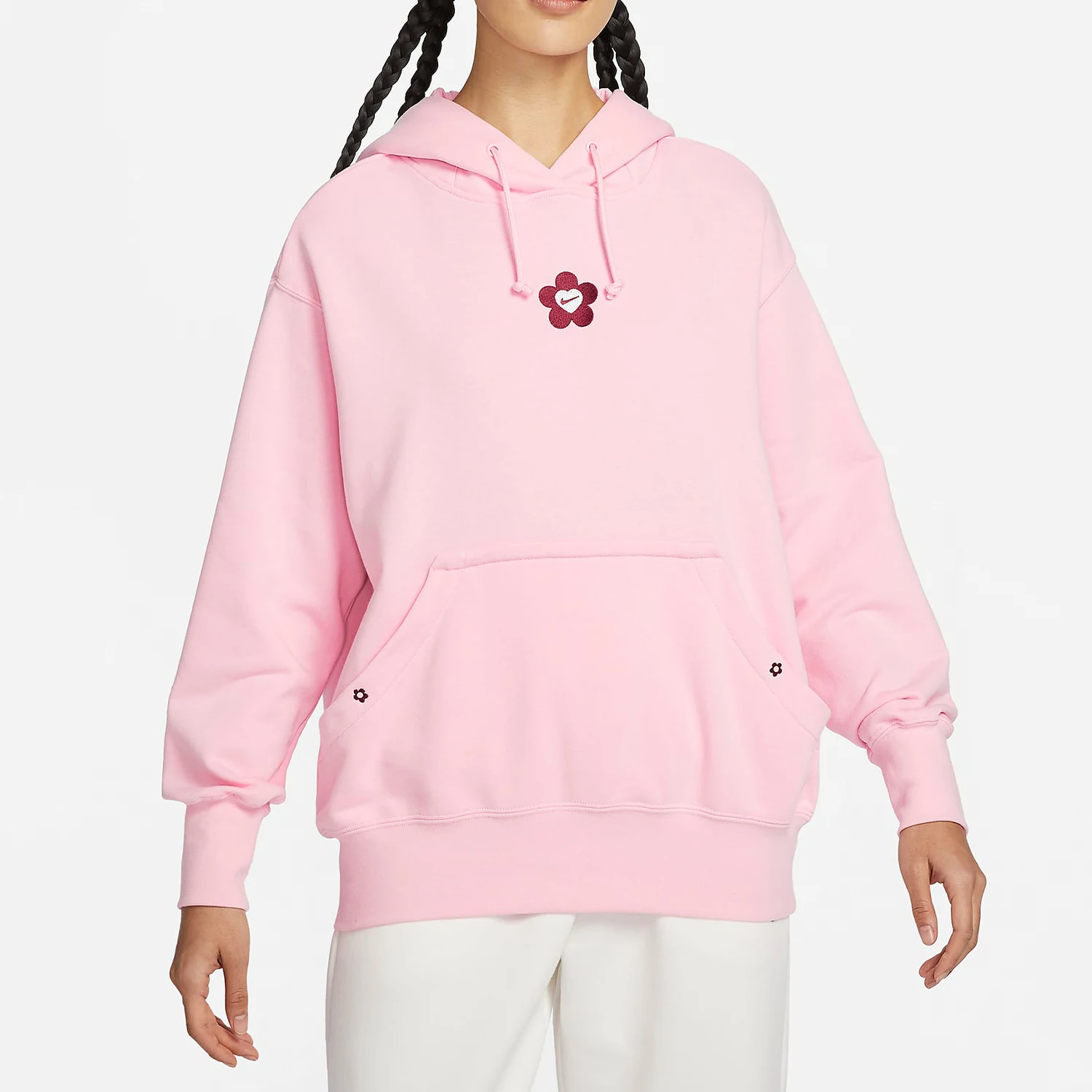 

Nike genuine Spring Women's Logo Embroidered Casual Sports Knit Sweatshirt HF1135-631