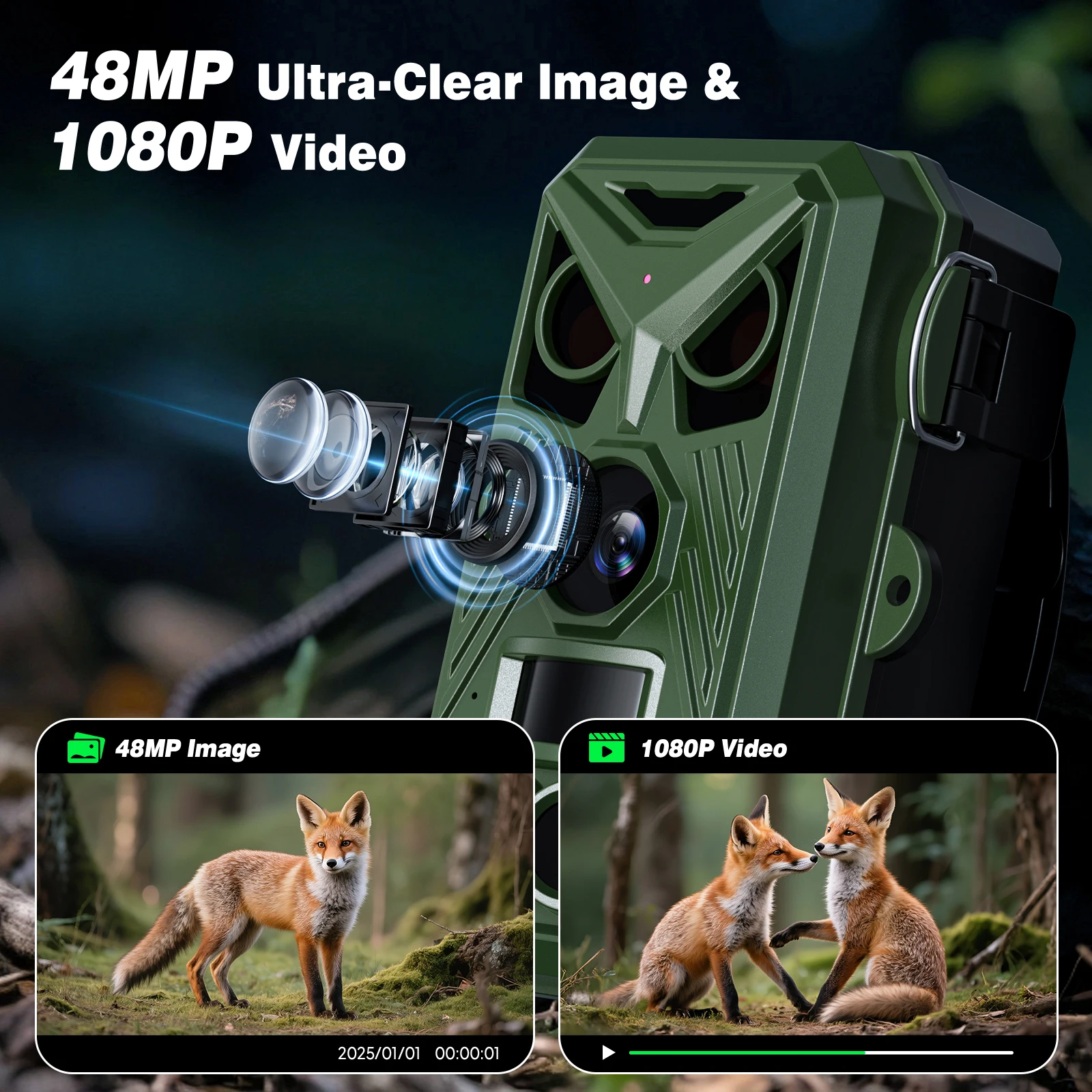 Telecamera da Caccia HD a Infr - Outdoor Hunting Video Camera recensione e prezzo