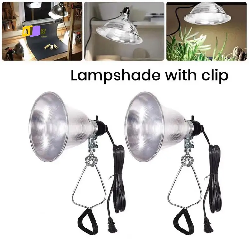 

A08F-2-Pack Light Strip с зажимом, алюминиевый отражатель 5,5 дюйма, макс. 150 Вт (лампа не входит в комплект), серебристая вилка стандарта США