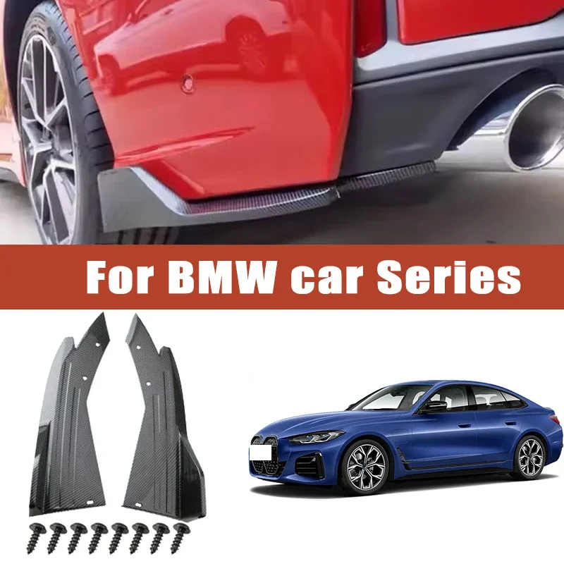 

2pcs Rear Bumper Spoiler Lip Splitter Diffuser Anti-Crash Winglet Car Mod For BMW F30 F31 E90 E91 G20 G30 F10 F20 X1 X3 X5 X2 X6