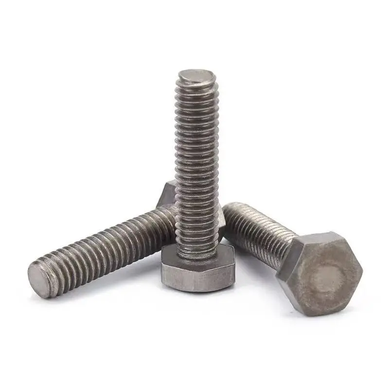 

M8 M10 DIN933 GR2 Titanium Hex Bolt
