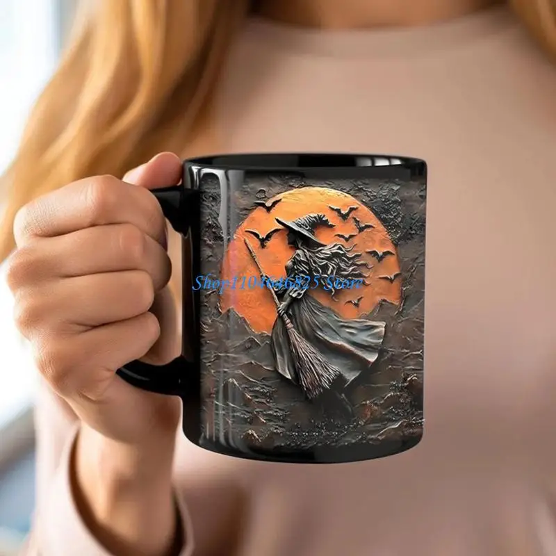 

Halloween Themed Witches Mugs Large Capacity Ceramic Cup Witches Halloween Cup Perfect For Gift Or Home Decors