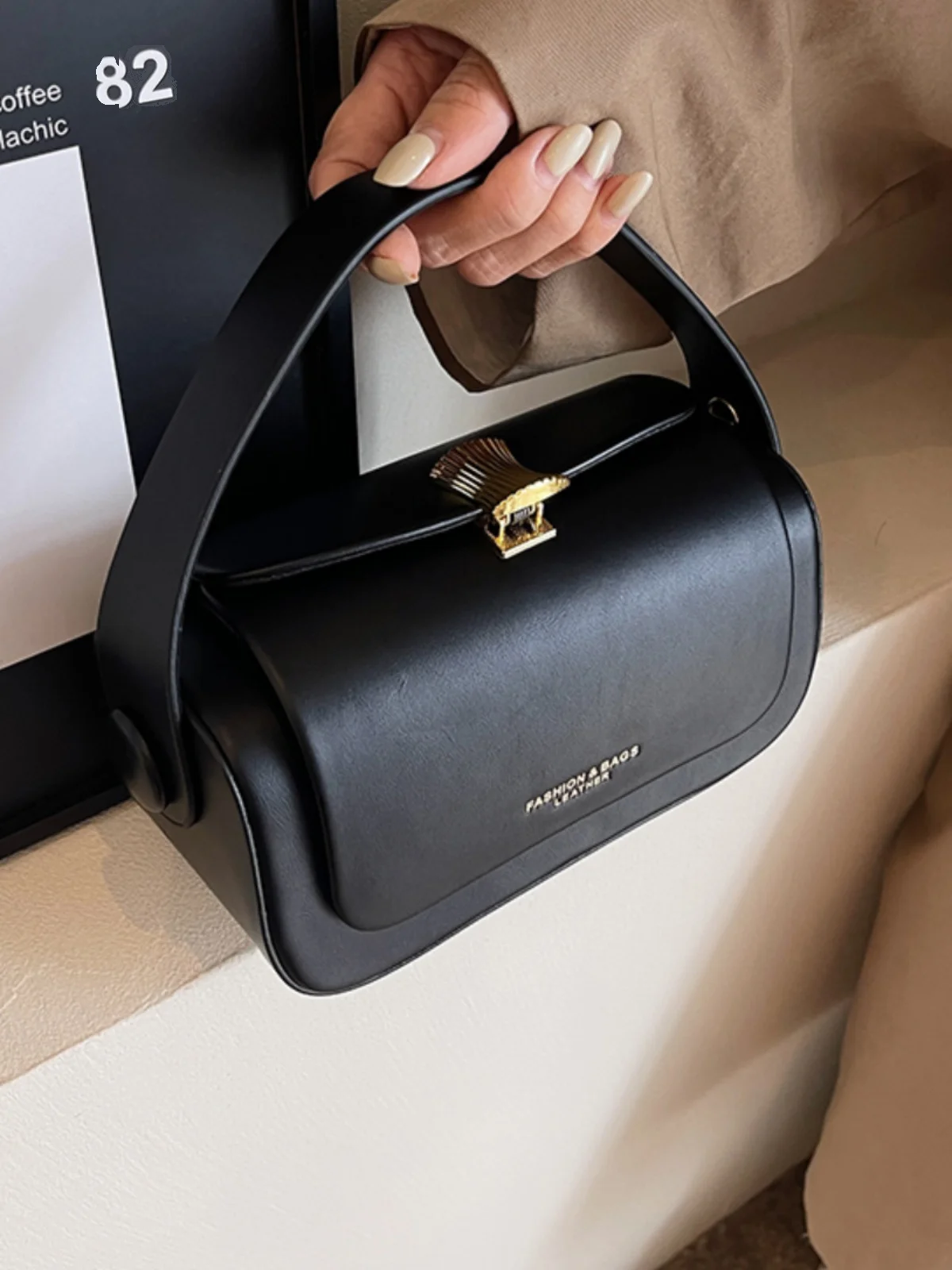 Small Square Crossbody Bag For Women 2023 New Luxury Designer Brand Black White Handbag Fashion Girls Shoulder Bag