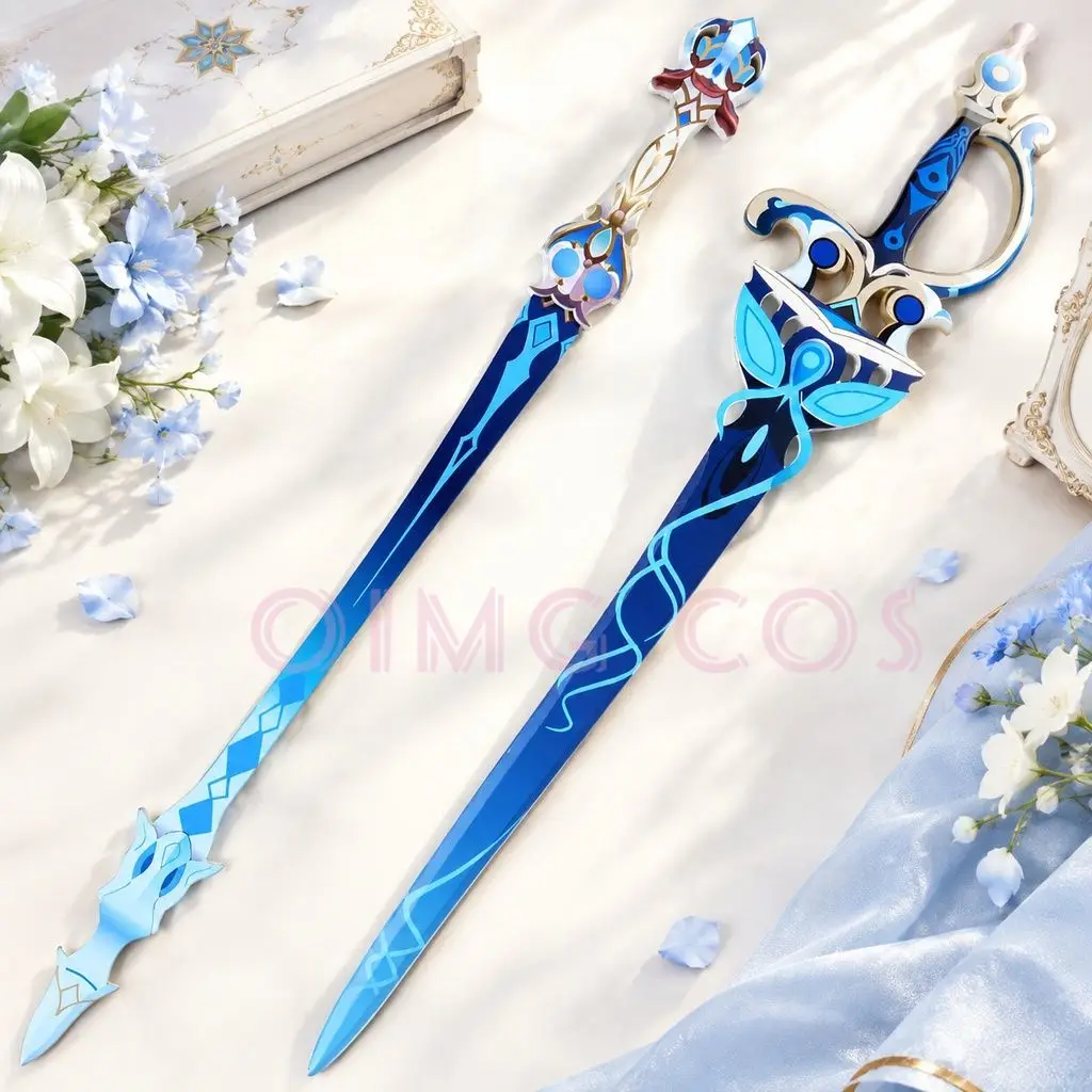Genshin Impact Furina Focalors Splendor of Tranquil Waters Absolution Cosplay Props Model Knife