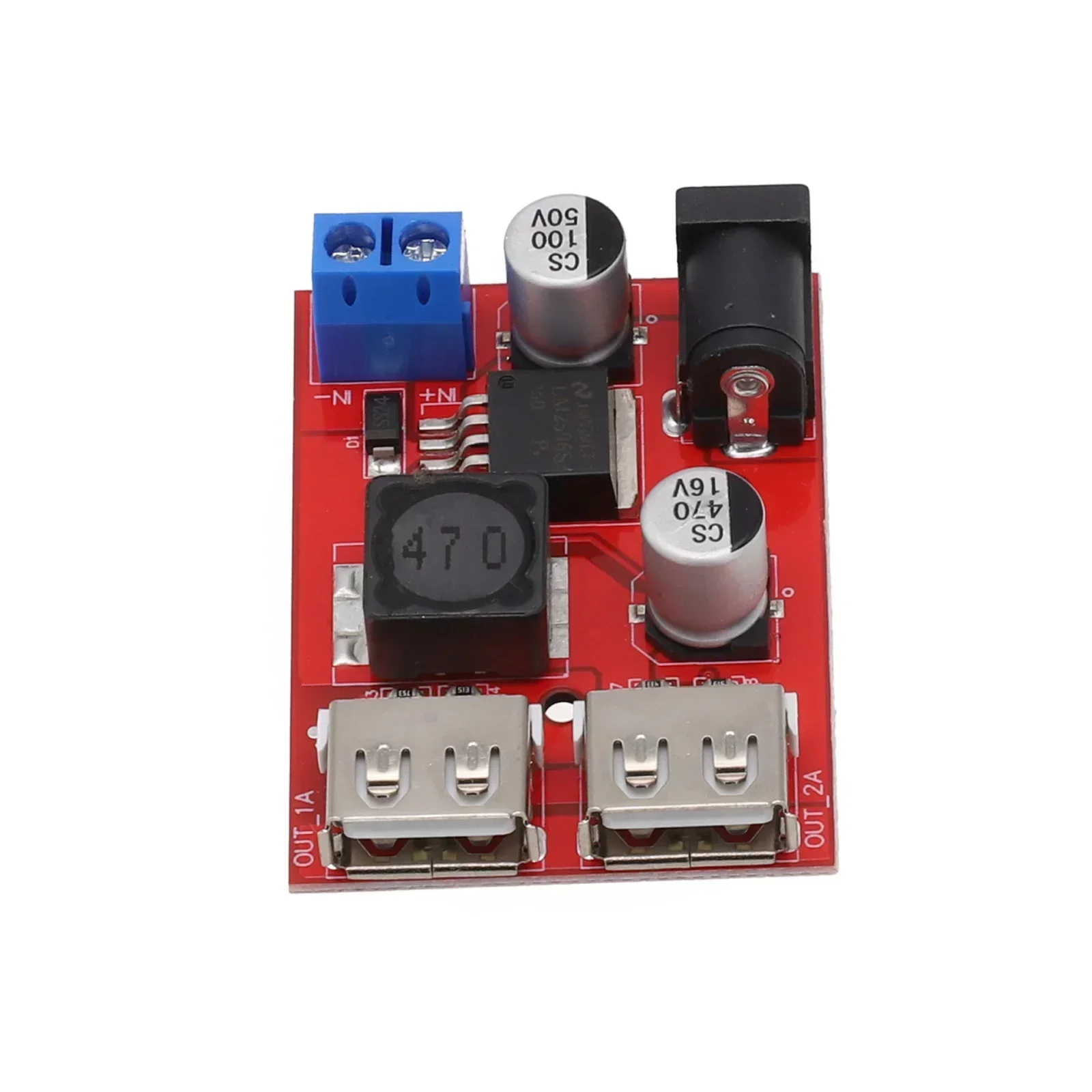 Dual USB Output 3A Step-down Module 9/12/24/36V To 5V Solar Controller Charging Module Automatic Solar Power Supply Module