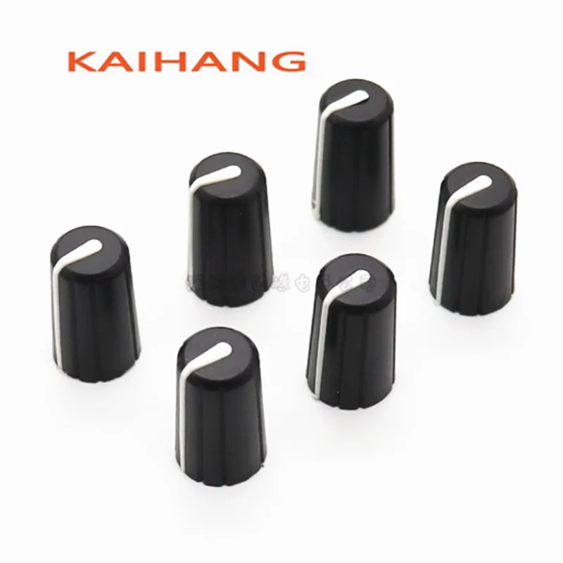 10PCS 12×20 two-color Knob Cap Plum Shaft Potentiometer Switch Cap Power Amplifier Volume Knob Code Switch Cap