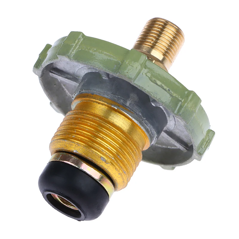 1PC LPG Tank Converter Head Durable Gas Furnace Connector Practical Zinc Alloy LPG Tank Adapter Fittings