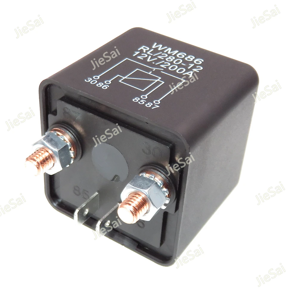 high power continuous-duty relay and Starting relay Automotive relays 200A 12-48VDC contactor for car