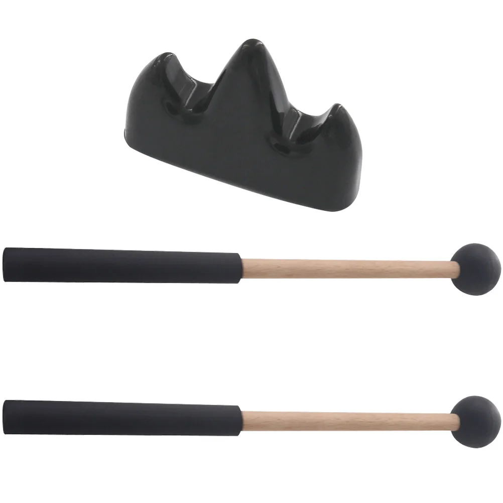

1 set Wood Tongue Drum Mallets Set With Bracket Durable Percussion Stick For Beginners Kids Practice Classic Drumstick Smooth