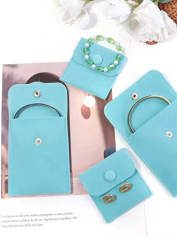 LINGSAI 1PCS Portable Makeup Cosmetic Bag Multifunctional Storage Bag Velvet Jewelry Bag Portable Flap Pouch For Gift