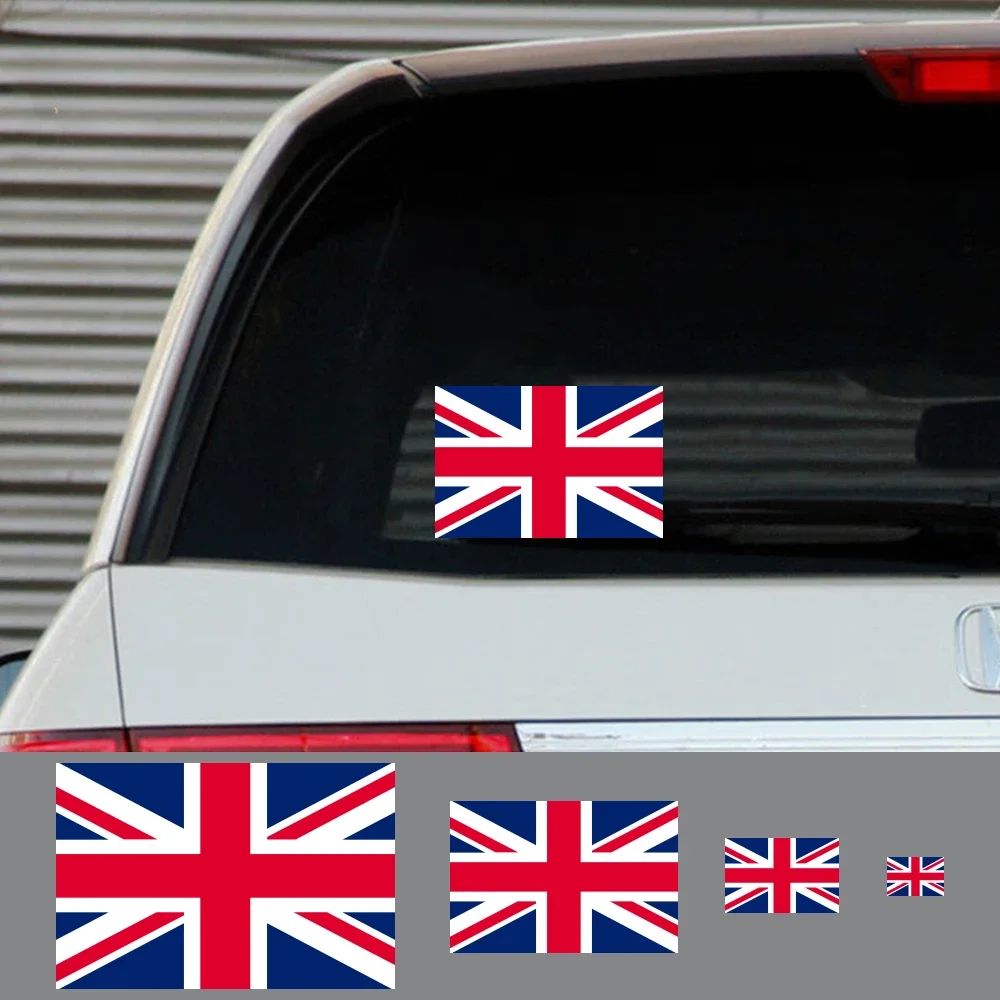 Juego de 3 pegatinas para coche, pegatinas de vinilo Union Jack, accesorios para motocicleta y coche de Gran Bretaña, para Ford Puma Kia Nissan BMW Mini VW Golf Audi