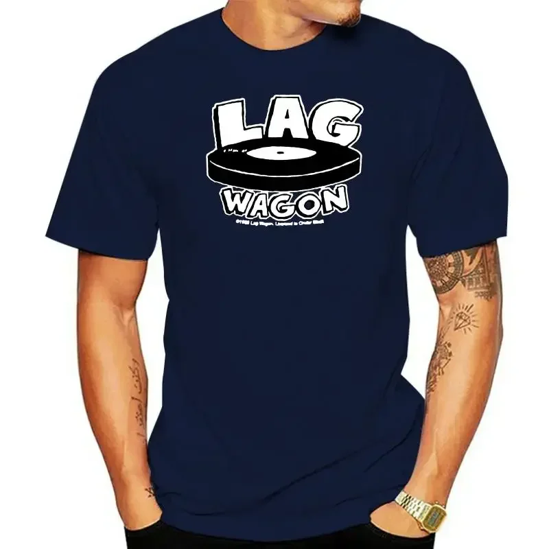 Camiseta gráfica Lagwagon masculina, Camiseta extragrande, Roupa de Harajuku, Streetwear vermelho grande, Camiseta nova, Verão, X, 2024