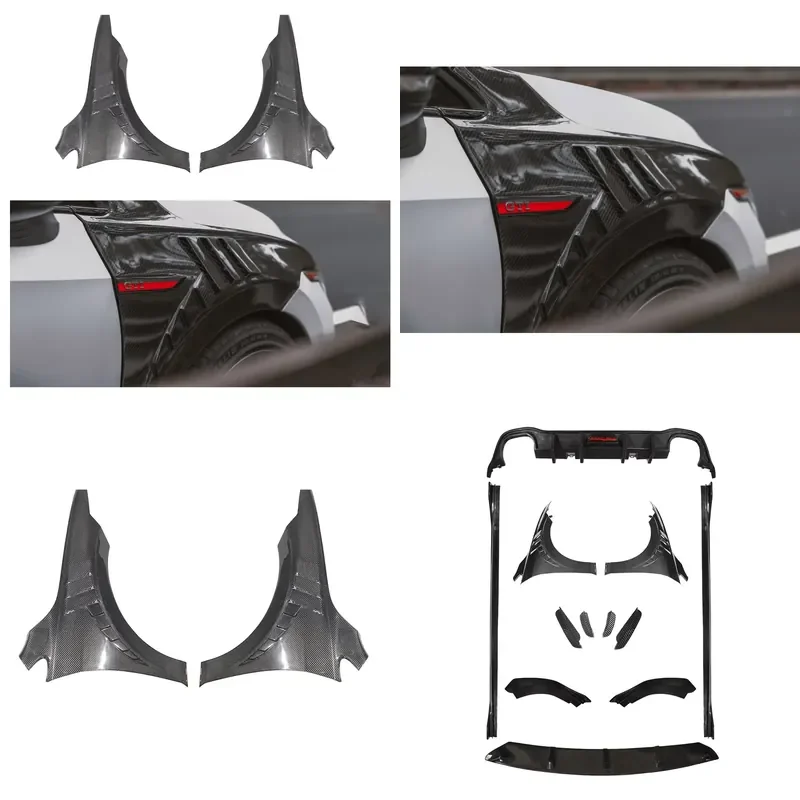 2026 Hot Sale High Quality Dry Carbon Fiber Car Wheel Fenders for Golf 8 GTI 2021-UP