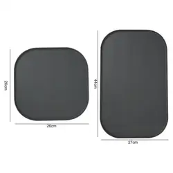 Pet Dogs Placemat Waterproof Pet Feeding Mat with Raised Edges Anti-slip Dog Bowl Placemat for Clean Floors Prevent Spills