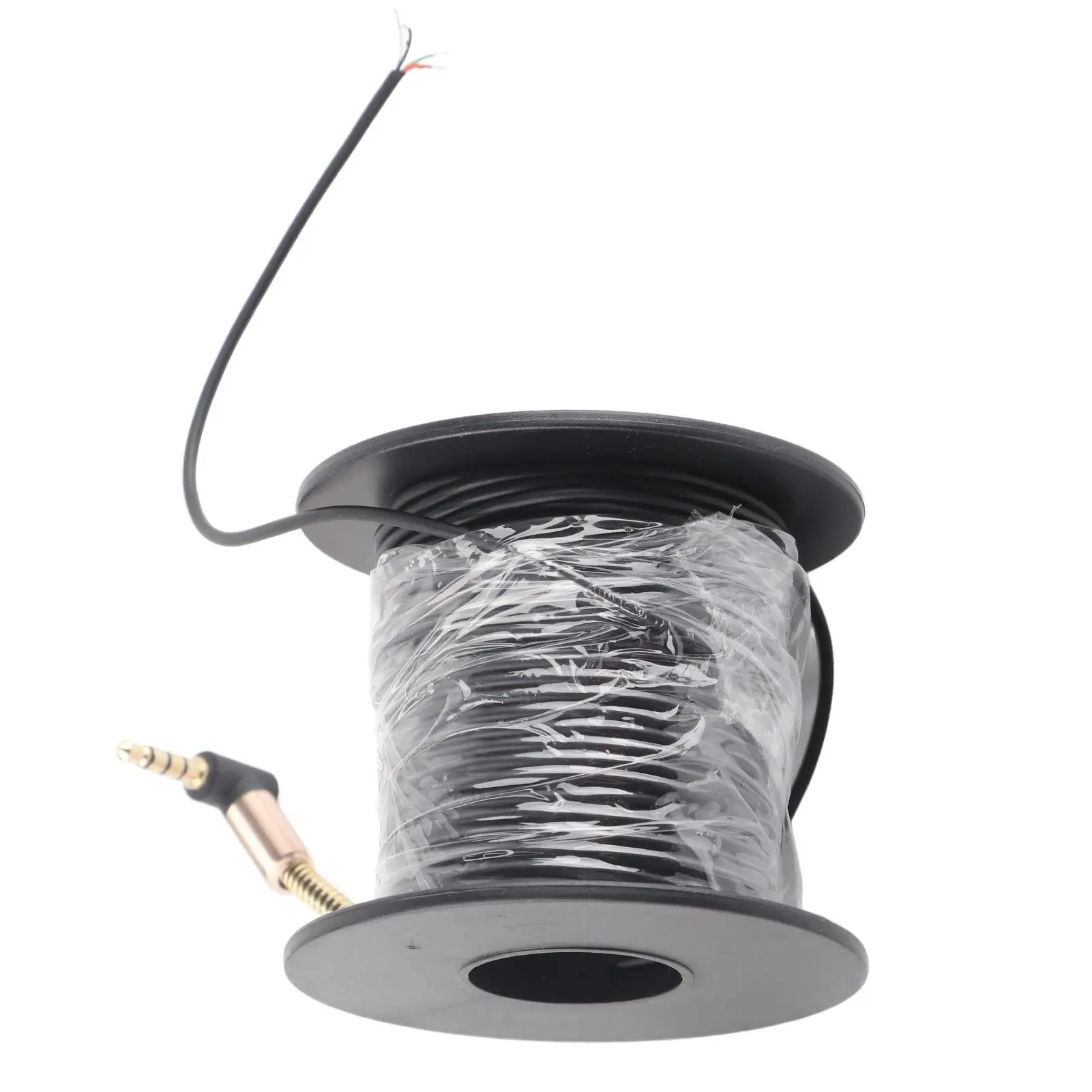 Cable de cámara de pesca resistente al desgaste, Cable de buscador de peces externo, cámara de buscador de peces con enchufe de auriculares de 3,5mm para pesca