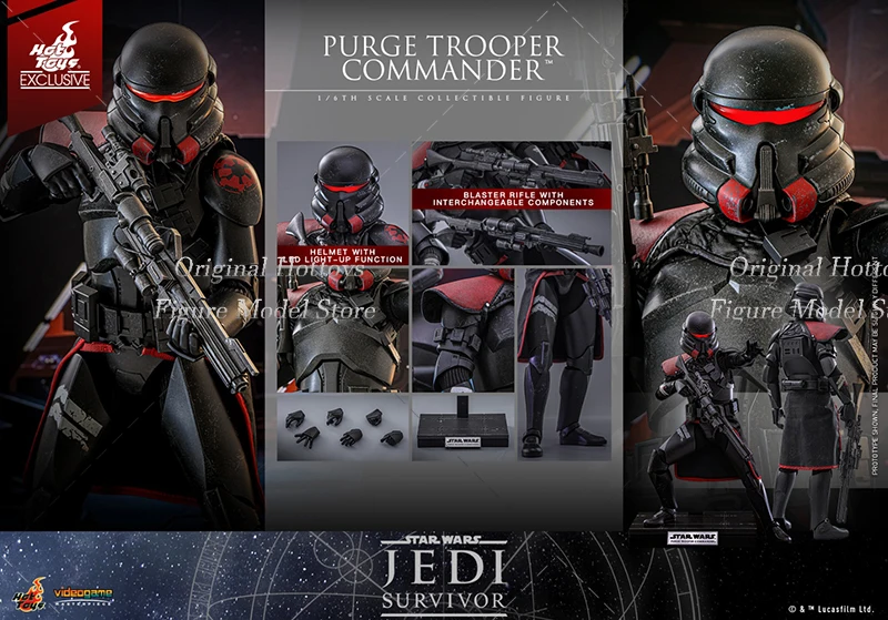 HOTTOYS HT VGM67 1/6 Scale Male Soldier Star Wars Purge Trooper Commander Full Set 12-inches Action Figure Model Collection