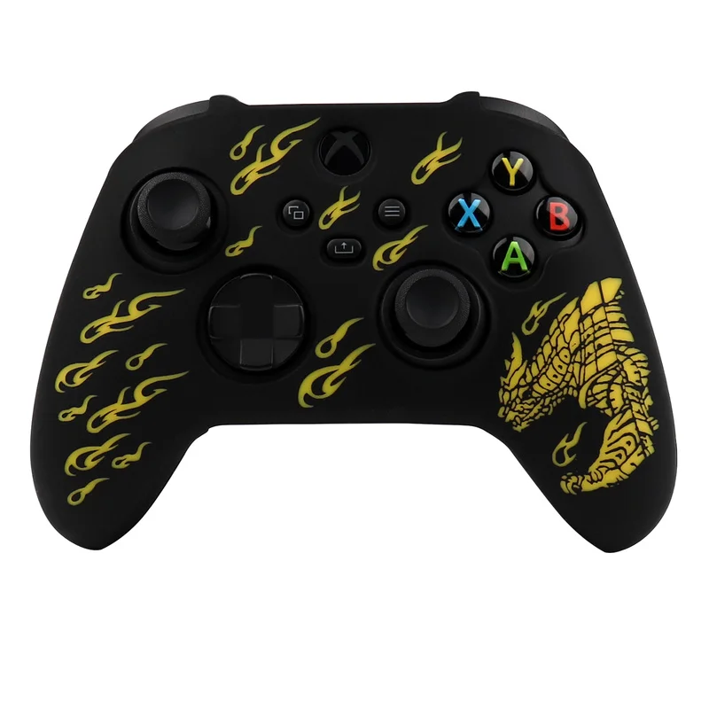 غطاء سيليكون ناعم لوحدة تحكم Xbox Series X S حافظات عصا التحكم للوحة الألعاب ملحقات الألعاب