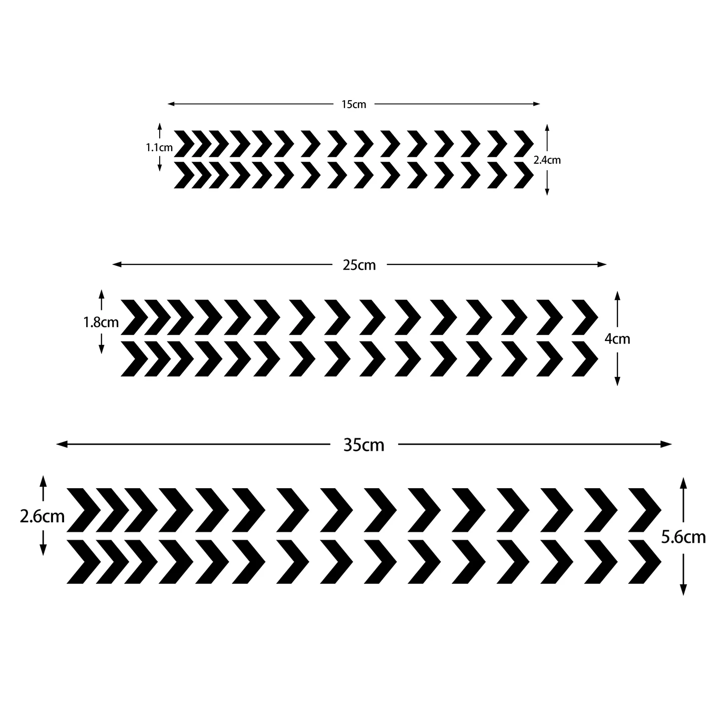 1 Pair DIY Arrow Motorcycle Front Fender Body Universal Sticker Moto Bike Scooter Body Helmet Reflective Vinyl Decal Accessories