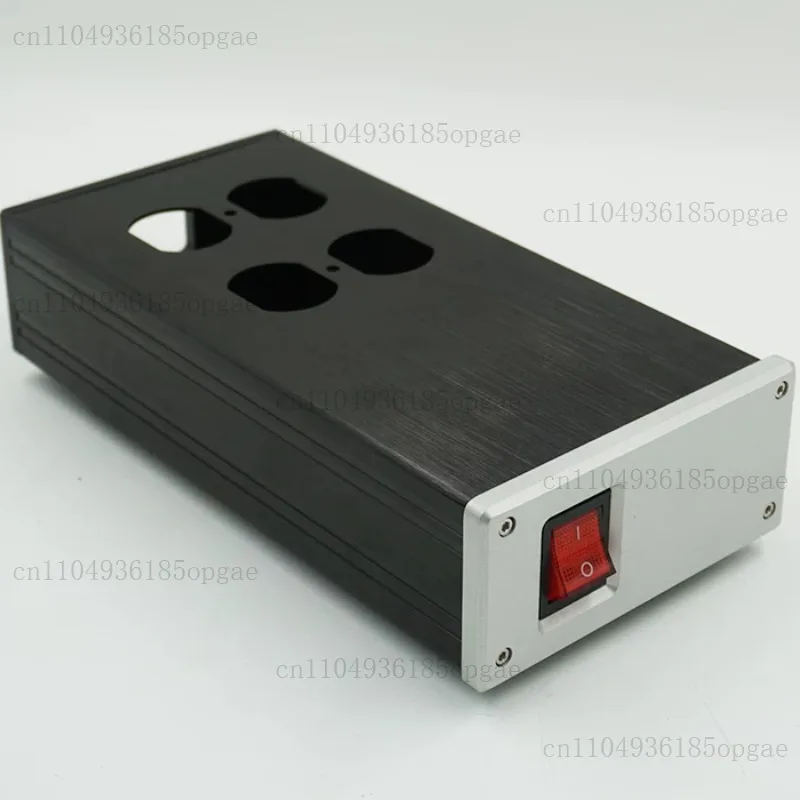 118 Black Audio Power Supply, American Standard Socket Housing, Power Filter Case, Power Amplifier Case
