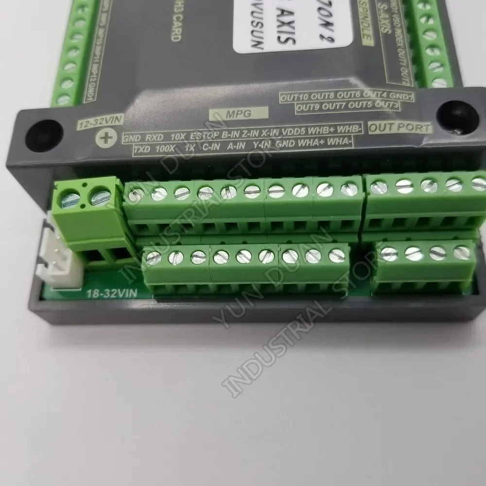 Imagem -05 - Controlador de Movimento Cnc Ethernet Breakout Board Control Card Mpg Stepper Servo Motor Cnc Router Plasma Flame Cutting Nvem Mach3