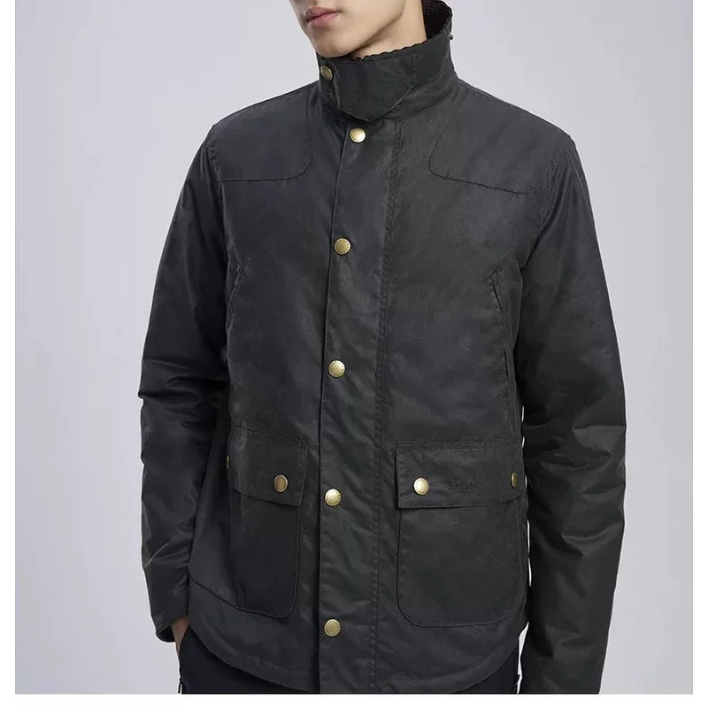 W2EJOURNEY Luxury Quality EU US Size Work Jacket Winter Hunting Wax Padded Windbreaker Outdoor Fishing Jacket Coat