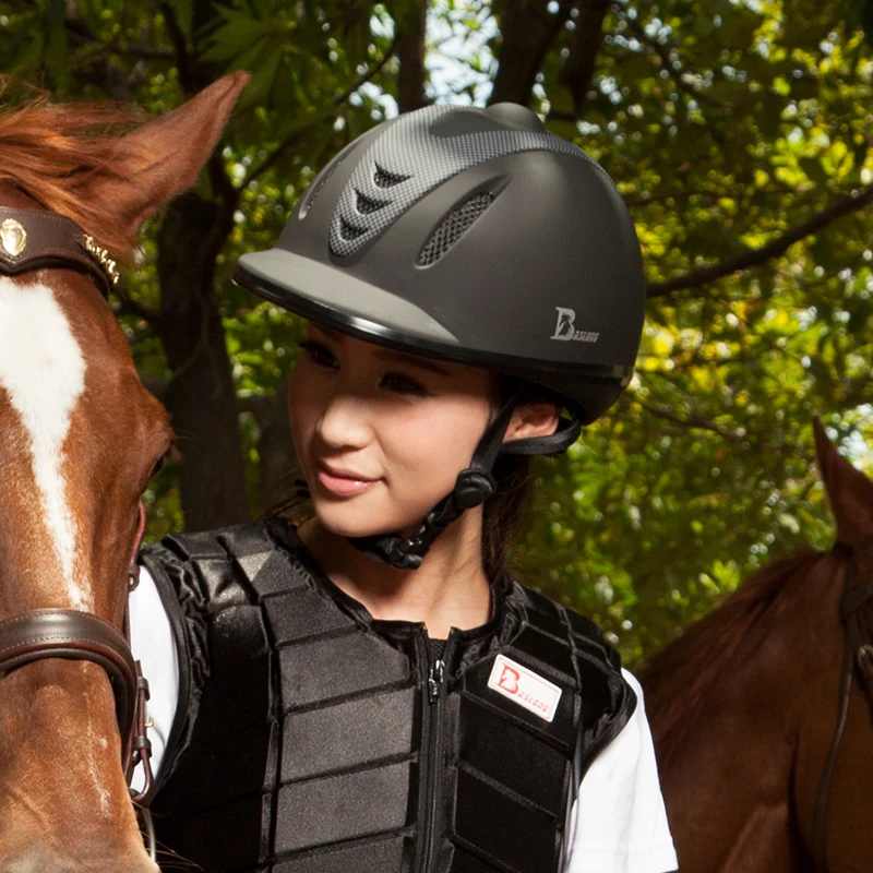 Oddychający kask jeździecki bezpieczeństwa kask jeździecki dla dzieci dorosłych ekologiczny EPS oddychający lekki wentylowany