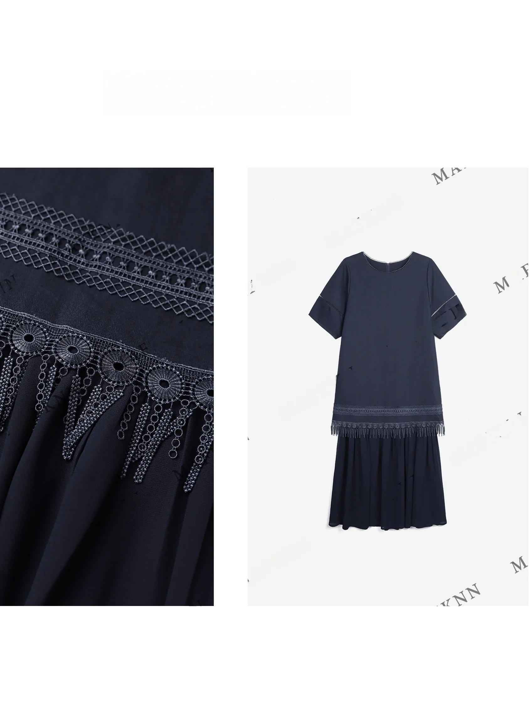 

plus Size Summer Casual round Ne Dr Women's Faionable Versatile Color Large Size Clothing Comfortable Fit Dr
