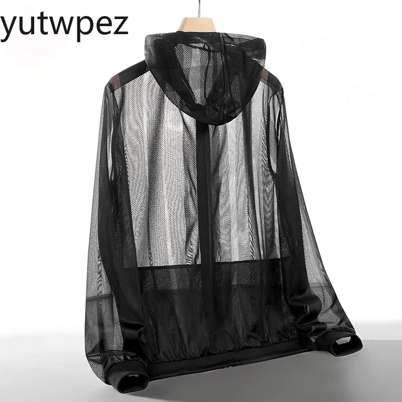 Summer UPF50+ UV Sun Protection Skin Coats Men's Ultra-Light Outdoor Hiking Camping Hooded Outwear Breathable Casual Jackets - view 6