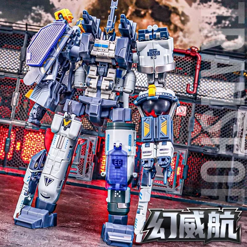 Weishangpin Speelgoed Transformatie W208 Sky Shadow Phantom Armor 6 in 1 Phantom Power Vlucht Luchtvaart Luchtvaart Combinatie Robot