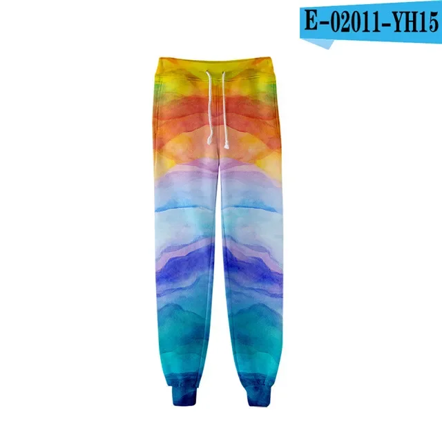 Herren-Jogginghose in Blau mit Swirl-Tie-Dye-Muster, Kordelzug, elastische Bündchen, lockere Passform, lässiger Streetwear-Look, ideal für Sport und den Alltag. – Detail 3