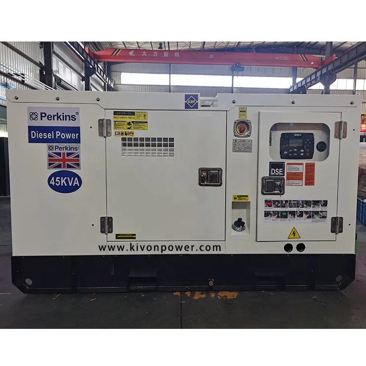 45kva 36kw Silent Diesel Generator Set 3-Phase Direct Sales From Guangzhou Powered by   Engine