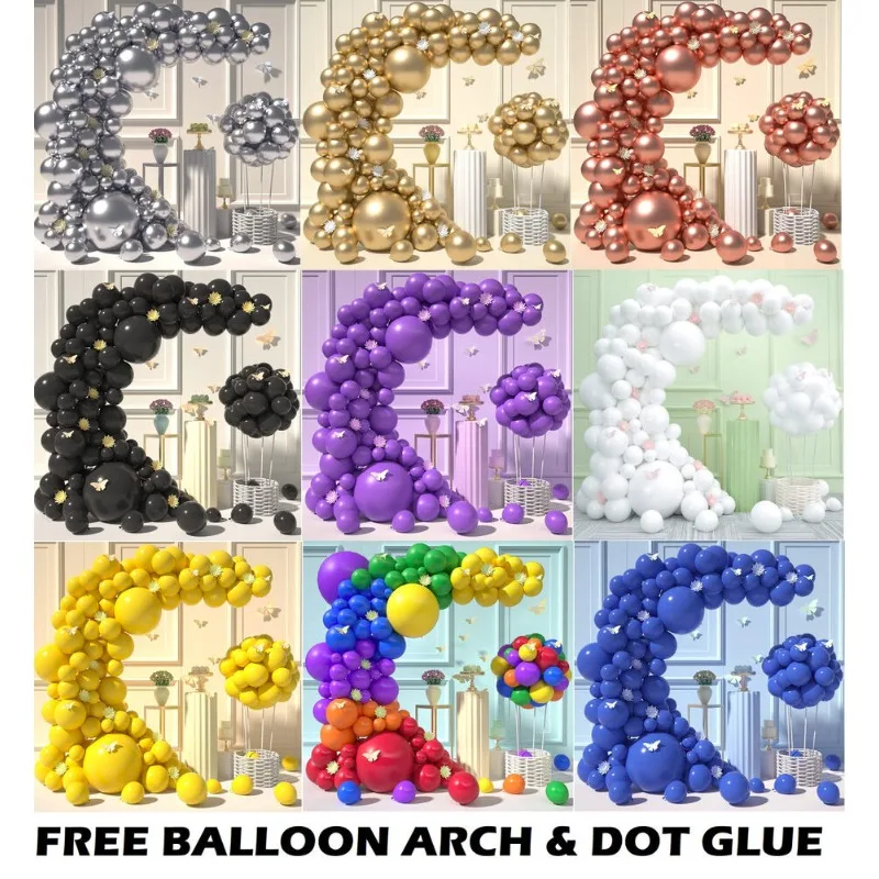 

Balloons Balloon Arch Kit Garland Birthday Wedding Party