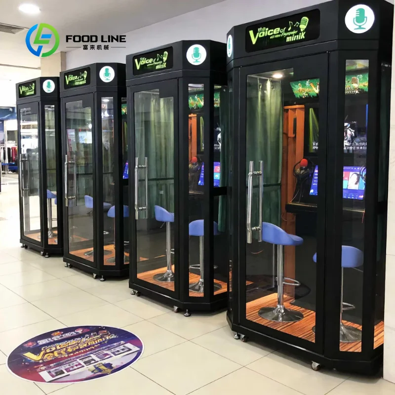 Customized Wholesale Coin-Operated Metal KTV Mobile Singing Machine Electronic Jukebox Karaoke Singing Booth Game Machine