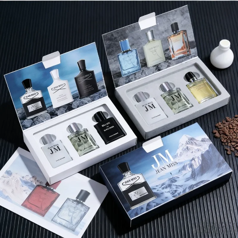 

Men Wild Fragrance Set 30ml x 3 Eau de Toilette Gift Pack for Men Long-Lasting Masculine Scent for Daily Use & Special Occasions