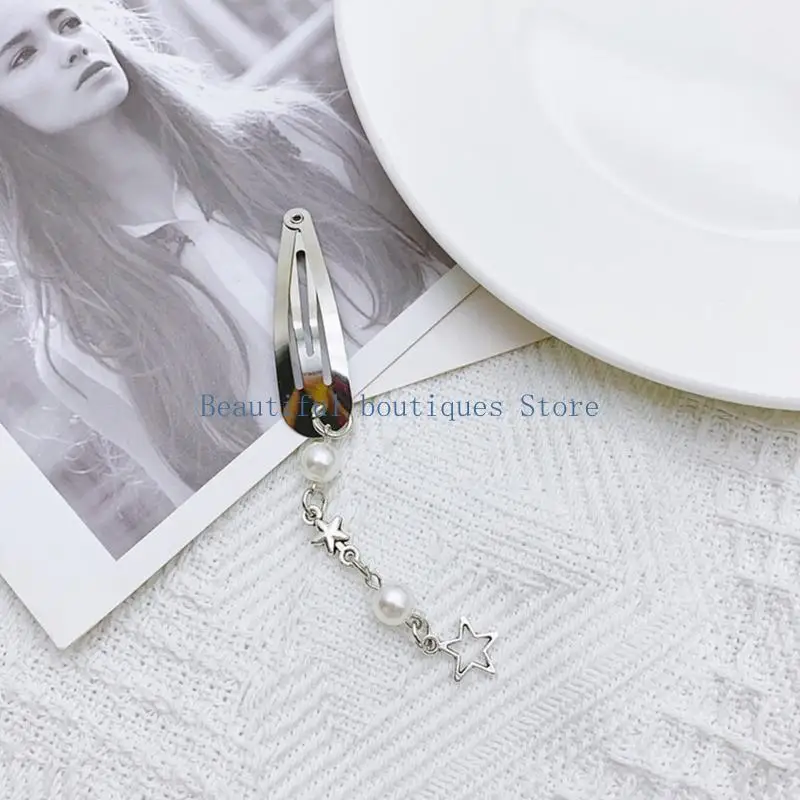 u4lf-y2k-Стиль-Заколка-с-жемчужной-звездой-и-бахромой-Заколка-для-волос-Ювелирные-изделия-Шпилька-в-форме-вишни