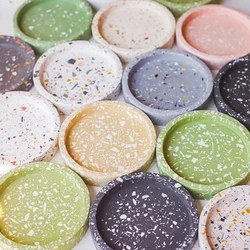 Round Tray Cement Molds Silicone Molds for Concrete Resin Coaster Diy Small Oval Pallet Coaster Molds Jewelry Display Tray Molds