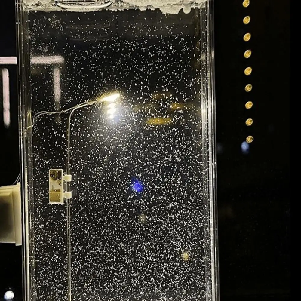 ضوء ليلي آمن، مشهد ثلجي، ضوء ليلي، مصباح شارع ليلي ثلجي، أضواء عيد الميلاد، مشهد ثلجي واقعي، ضوء ليلي للداخل