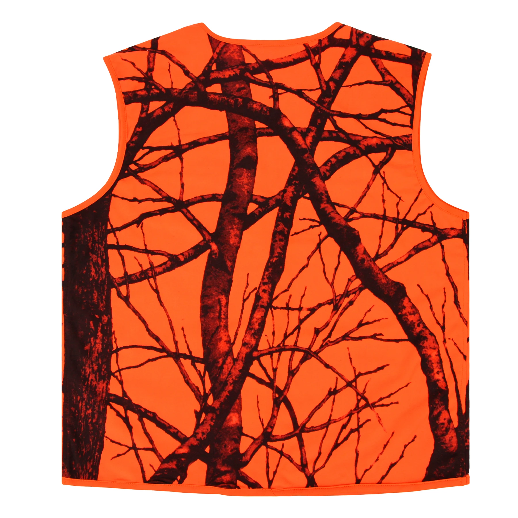 GUGULUZA M-4XL Men's Outdoor Vest Hiking Fishing Camping Hunting Orange Waistcoat Quick-dry Breathable Polyester Chaleco Tactico