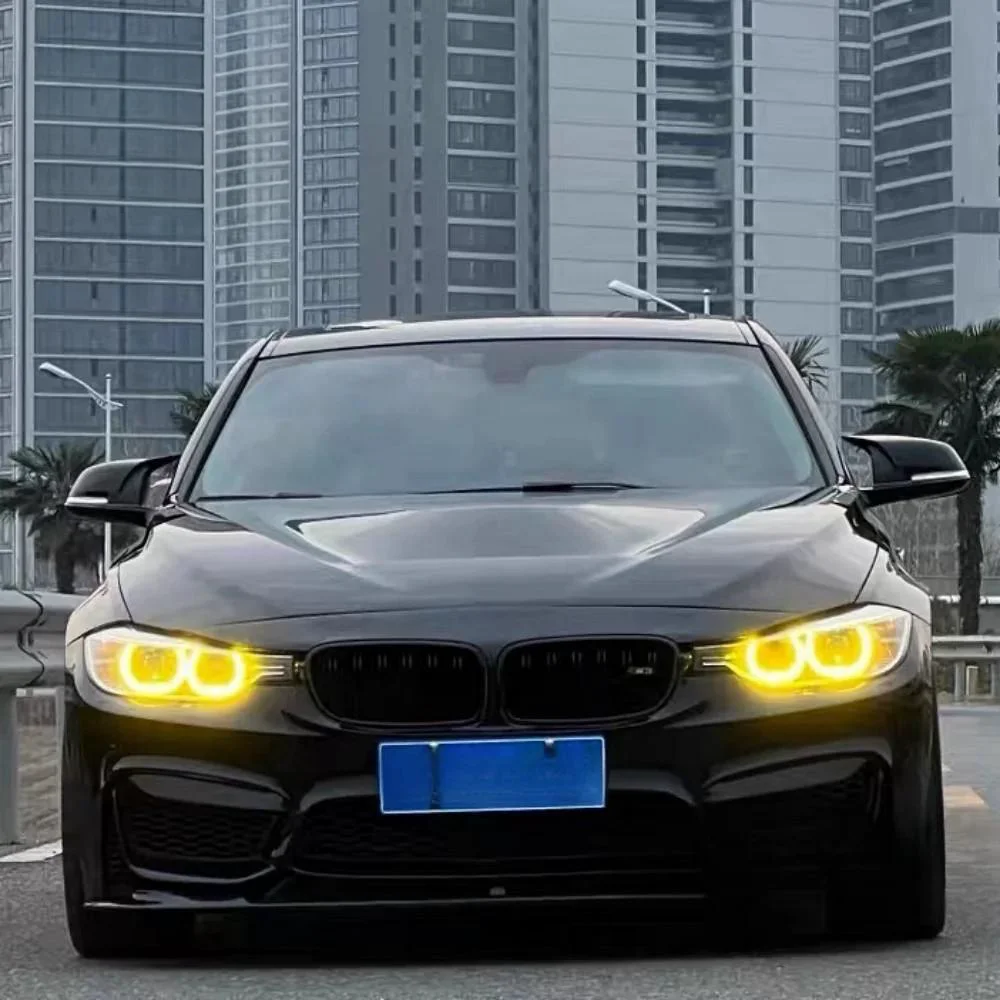 Yellow Angel Eye DRL Boards For 2012 -2015 BMW 3 Series F30 F31 F34 320i 328i Pre-LCI Xenon Headlight Red Daytime Light