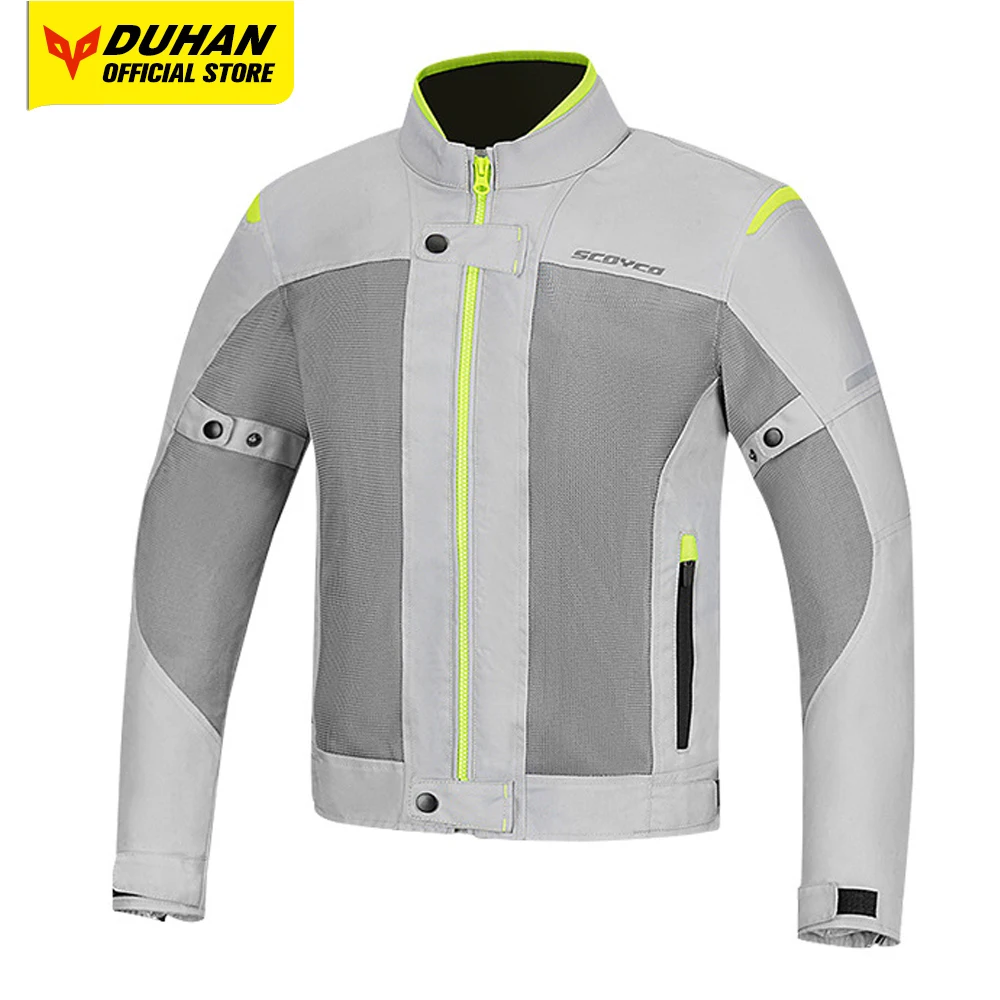 

Breathable Motorcycle Jacket Men Reflective Motorbike Jackets Wear Resistant Women Motocross Riding Protective Clothing