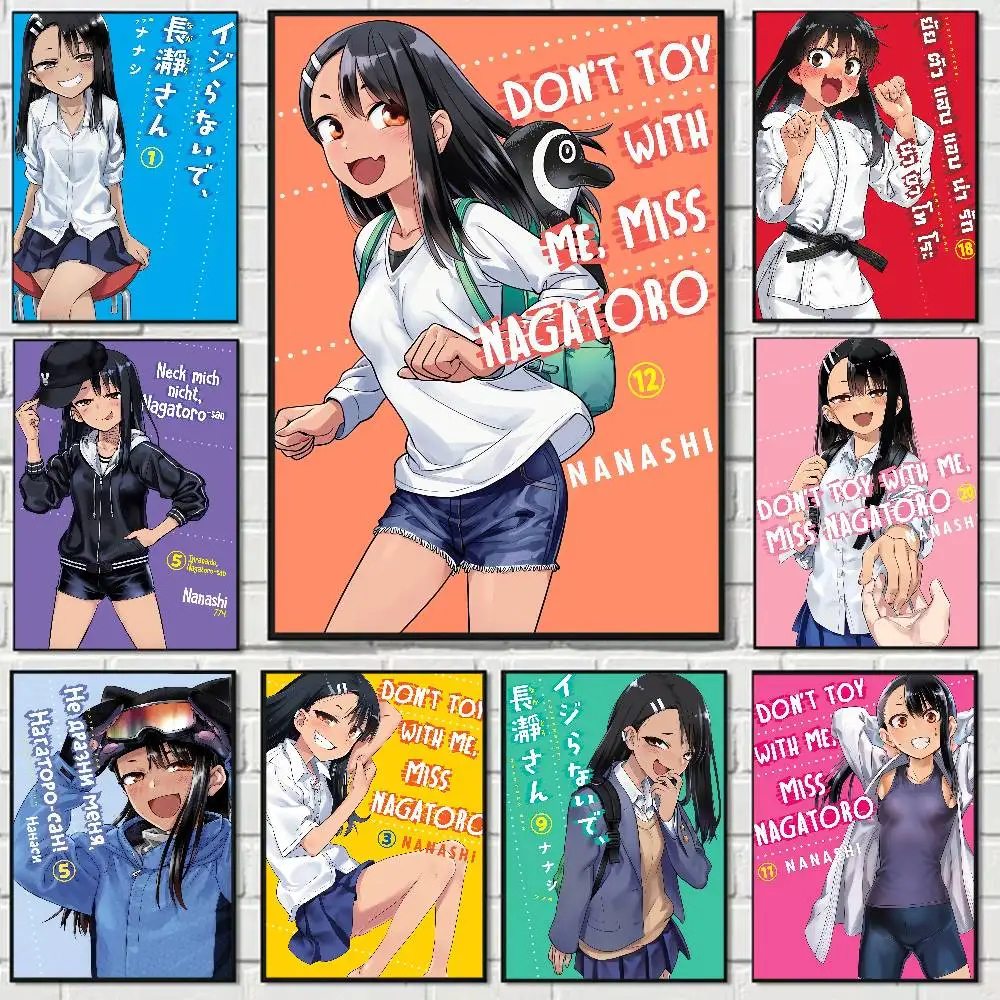 Anime Nagatoro Anime Poster Wall Art For Home Bar Cafe Movie Theater Decor DIY Vintage Print For Un