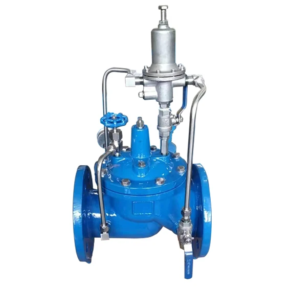 500x Hydraulic Pressure Sustaining Adjustable Water Pressure Relief Safety Control Valve