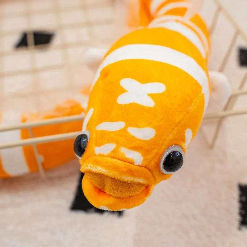 125 centimetri Conger Anguilla Peluche Bambola Carino Realistico Anguila di Mare Peluche Giardino Anguilla Peluche Acquario Souvenir Prop Complementi Arredo Casa Regalo Del Capretto